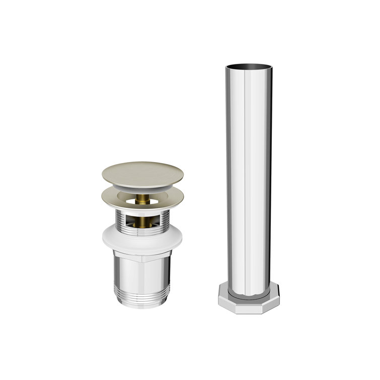 Brushed Nickel Scratch Resistant Tub Drain Kit