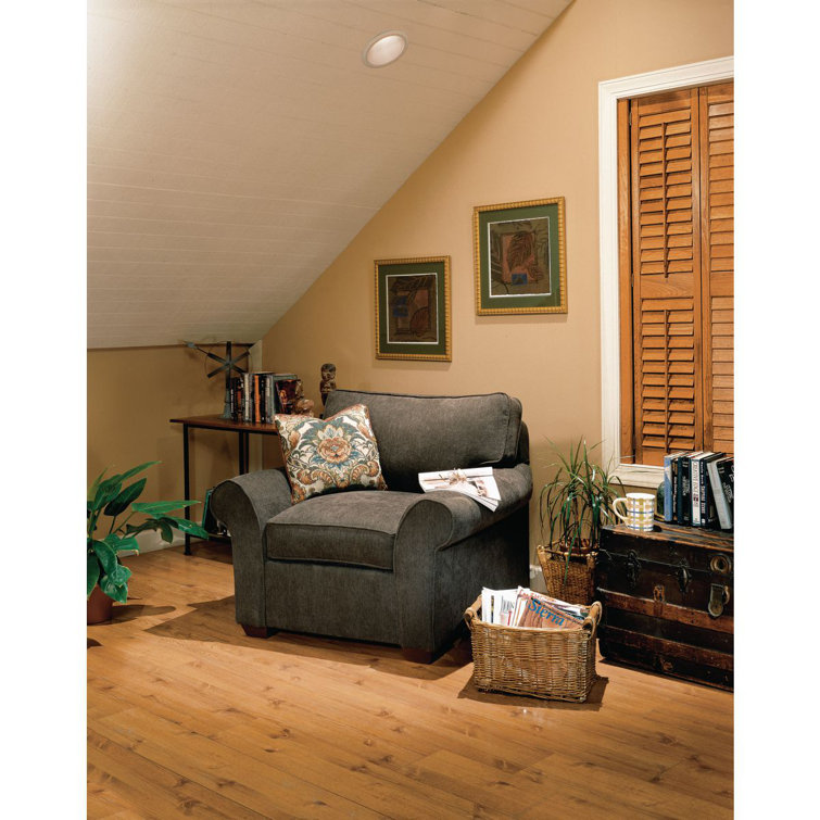 White Aluminum 8.25" Recessed Ceiling Light Trim
