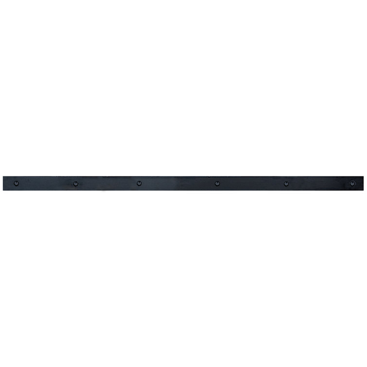 Black Water Resistant Standard Single Barn Door Track