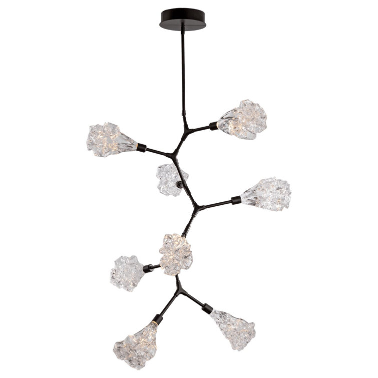 Bronze Sputnik 8-Light Flowering Vine Chandelier