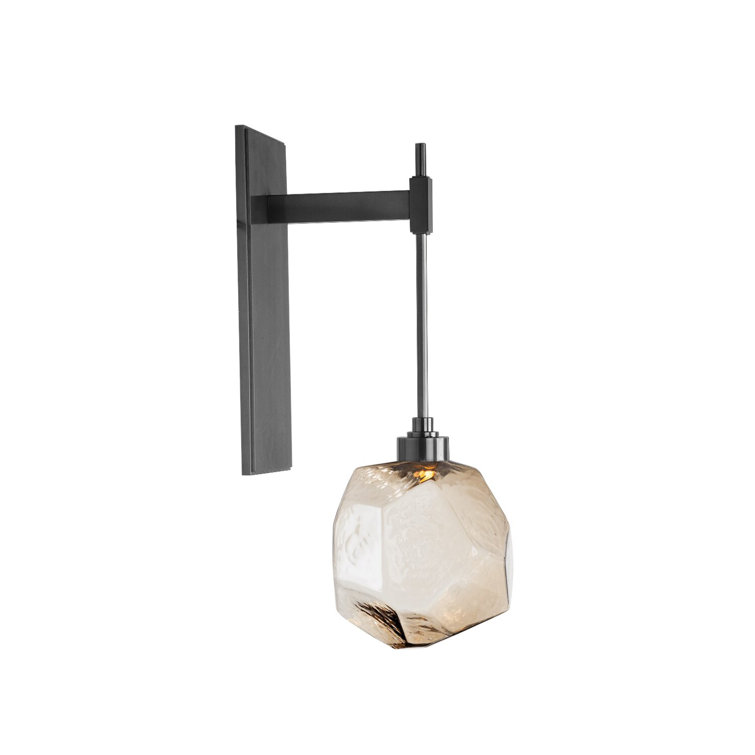 Gem Tempo Dimmable LED Wall Sconce in Gilded Brass and Bronze