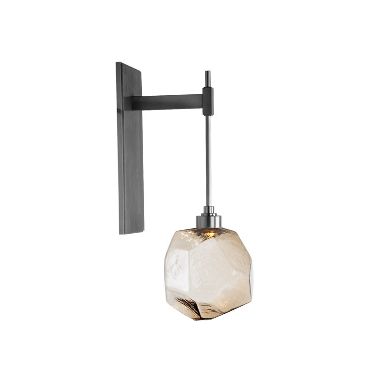 Gem Tempo Dimmable LED Wall Sconce in Gilded Brass and Bronze