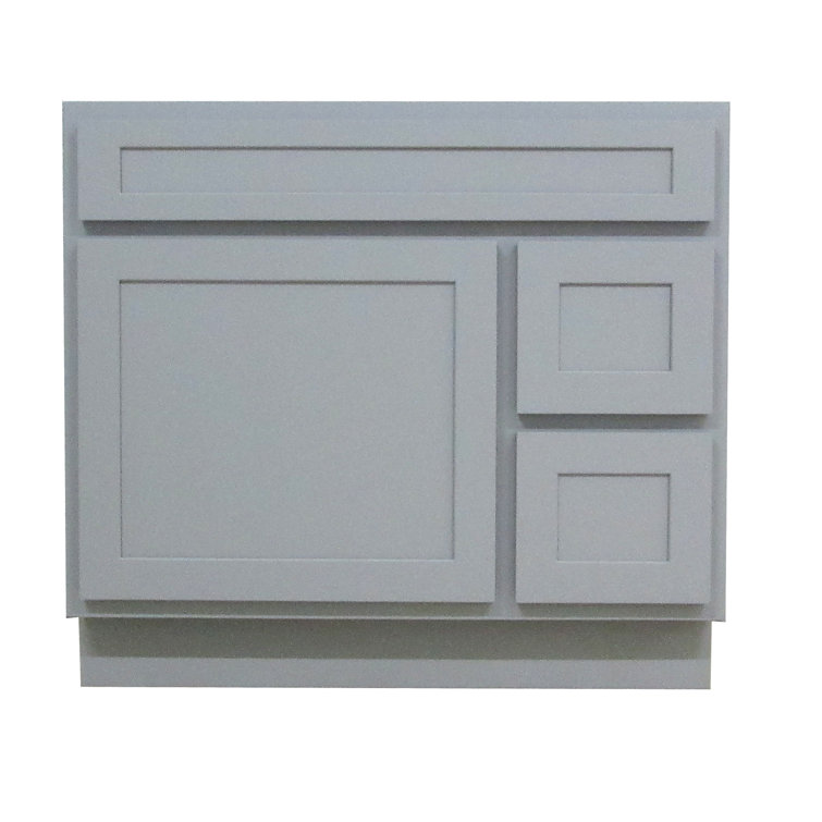 Gray 36'' Single Freestanding Bathroom Vanity Base