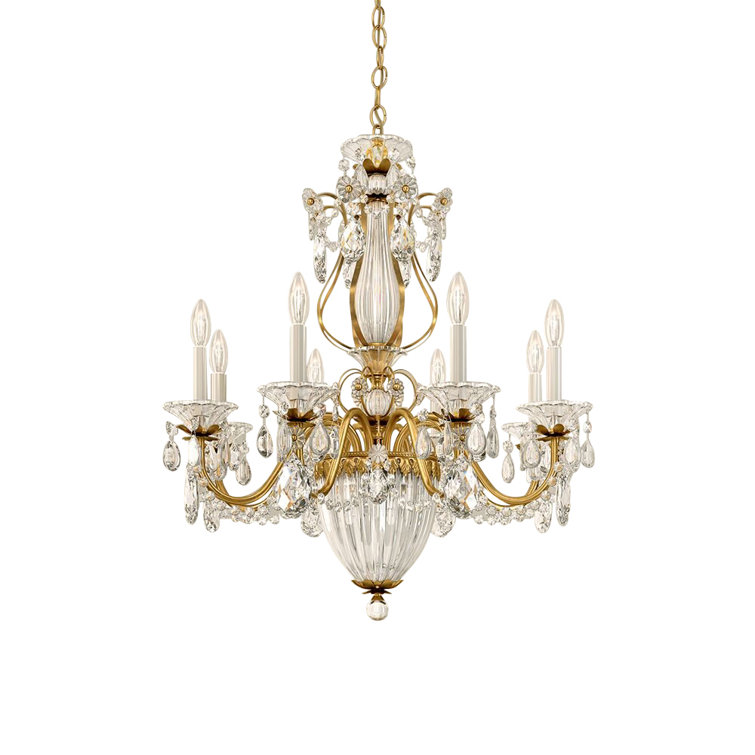 Etruscan Gold 11-Light Classic Chandelier with Heritage Crystal