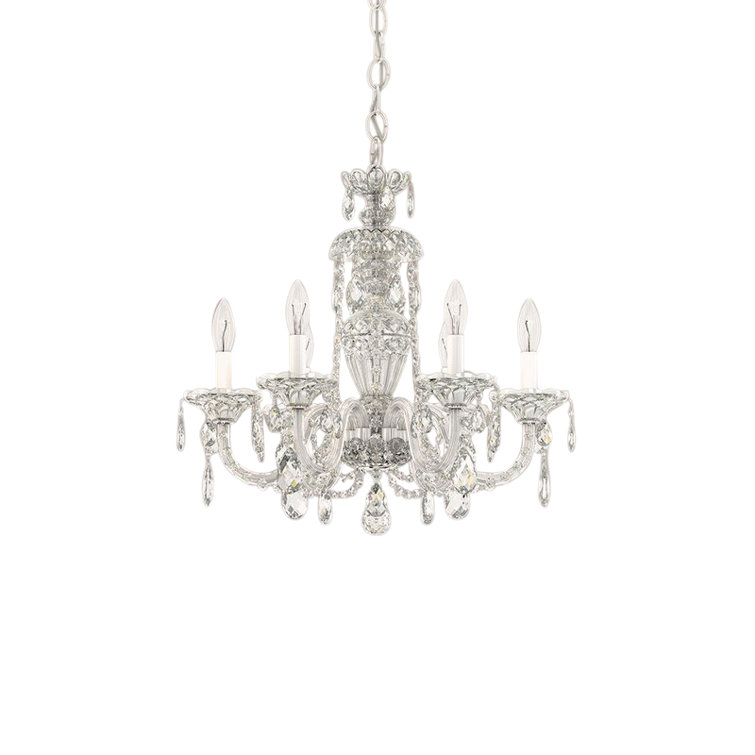 Aurelia Heritage Clear 6-Light Crystal Chandelier