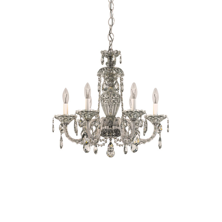 Sterling Aurelia 6-Light Swarovski Crystal Chandelier
