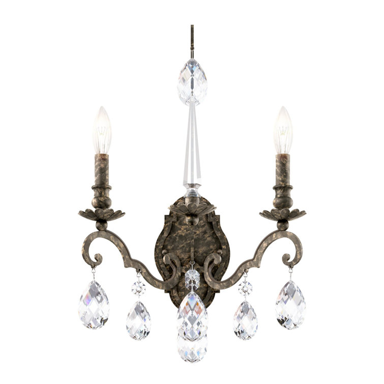 Heirloom Bronze Baroque Inspired 2-Light Dimmable Wall Sconce