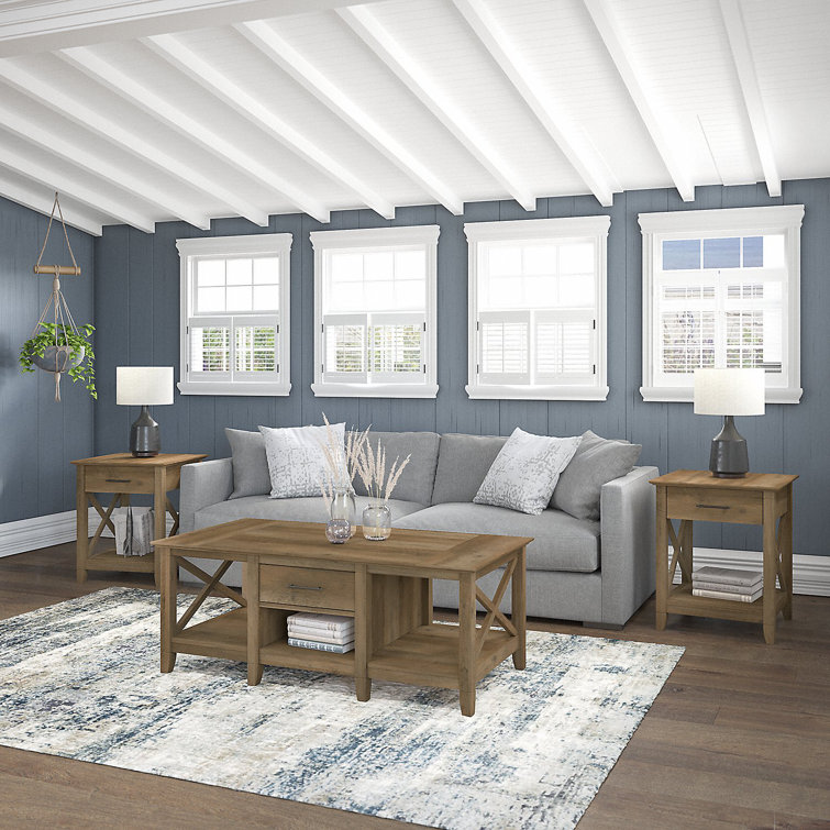 Key West Modern Farmhouse Coffee and End Tables in Reclaimed Pine