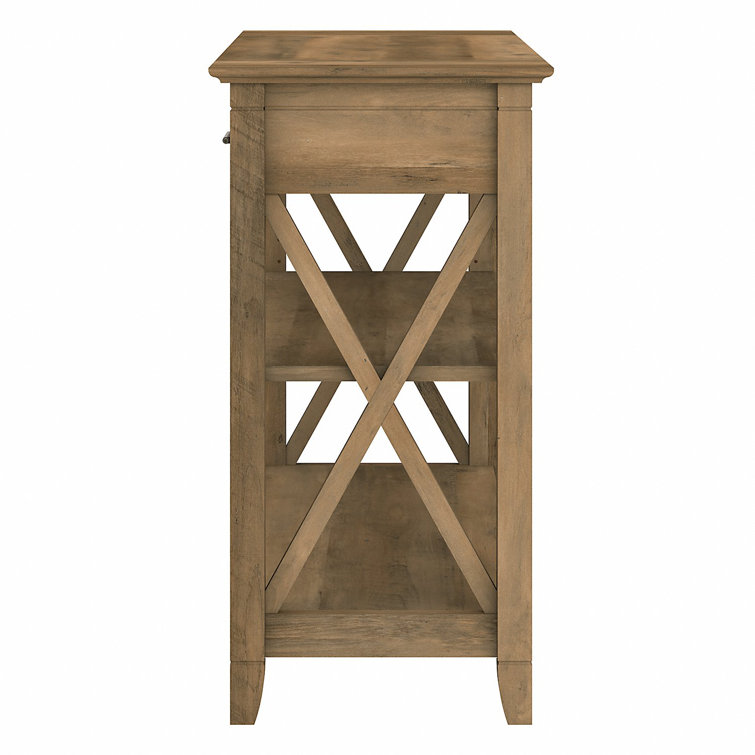 Key West 46.9" Reclaimed Pine Engineered Wood Console Table with Storage