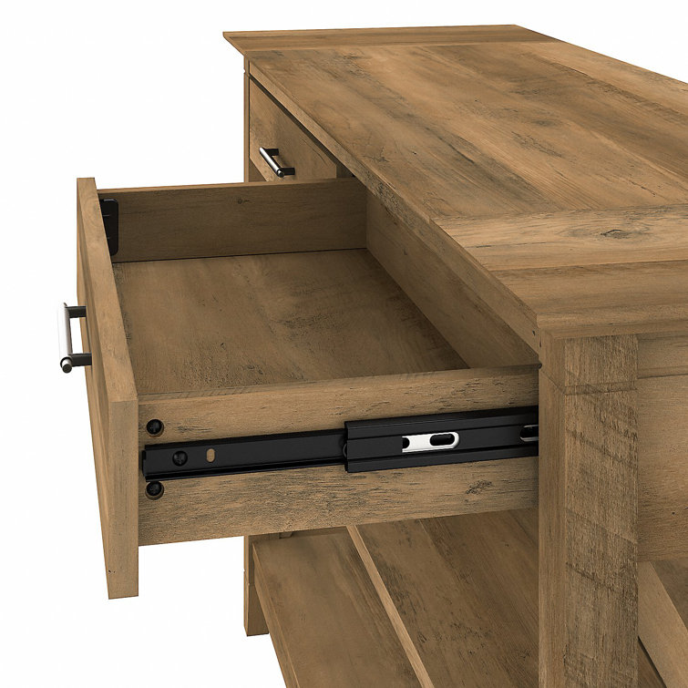 Key West 46.9" Reclaimed Pine Engineered Wood Console Table with Storage
