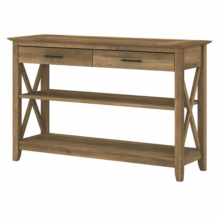 Key West 46.9" Reclaimed Pine Engineered Wood Console Table with Storage