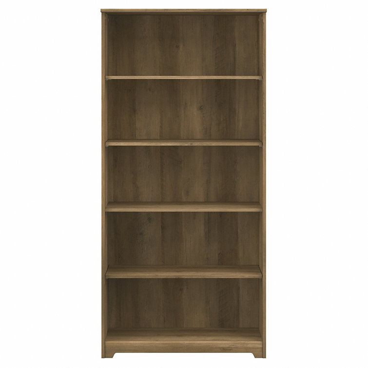 Cabot Reclaimed Pine 66" Tall Adjustable 5-Shelf Bookcase