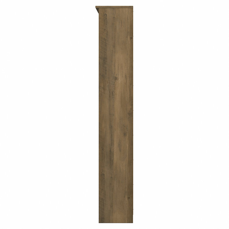 Cabot Reclaimed Pine 66" Tall Adjustable 5-Shelf Bookcase