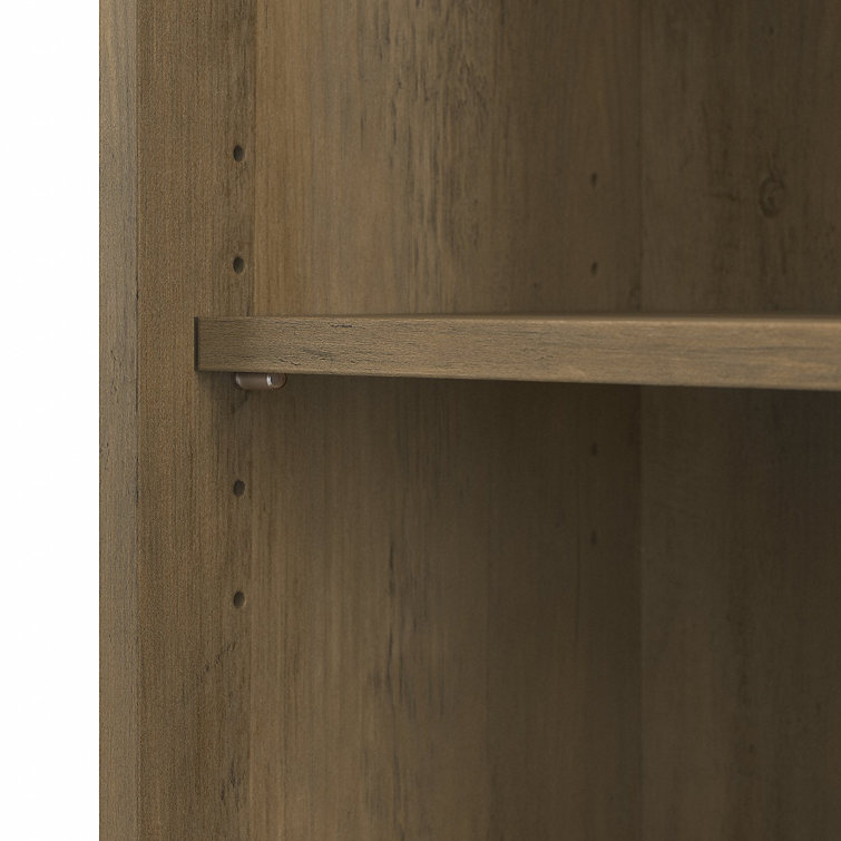 Cabot Reclaimed Pine 66" Tall Adjustable 5-Shelf Bookcase