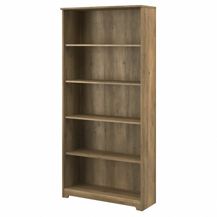 Cabot Reclaimed Pine 66" Tall Adjustable 5-Shelf Bookcase