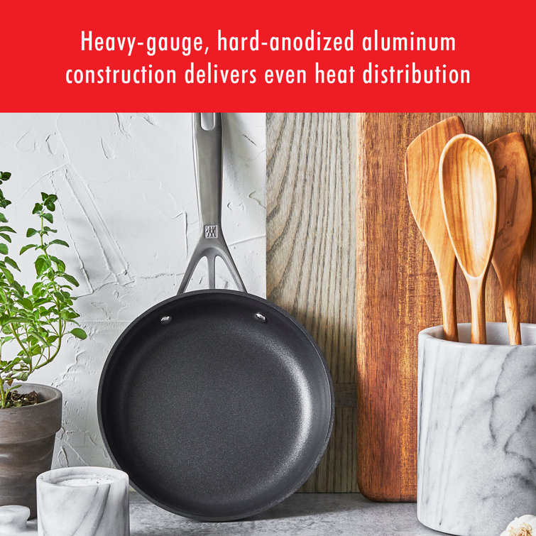 Zwilling Motion 10-Piece Black Aluminum Nonstick Cookware Set