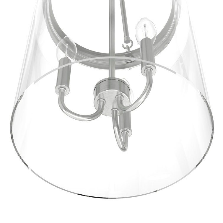 Devon Park Brushed Nickel Large Farmhouse Jar Pendant Light