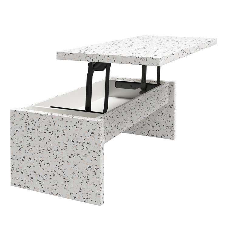 Winston Rectangular Lift-Top Wood Coffee Table with Storage