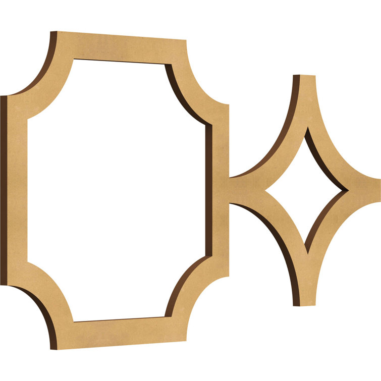 Walnut Fretwork Decorative Wood Wall Panels
