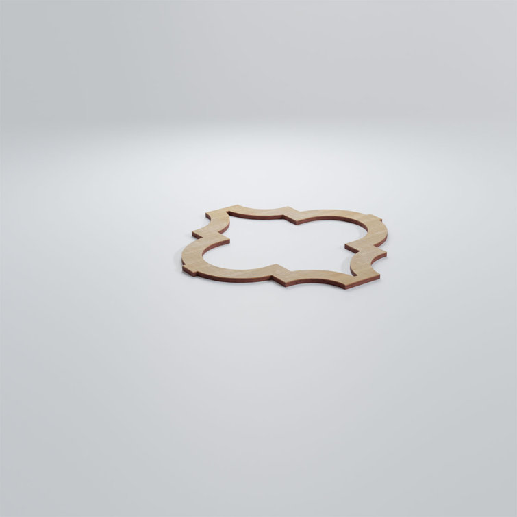 Birch 15" x 15" Decorative Fretwork Wall Panel