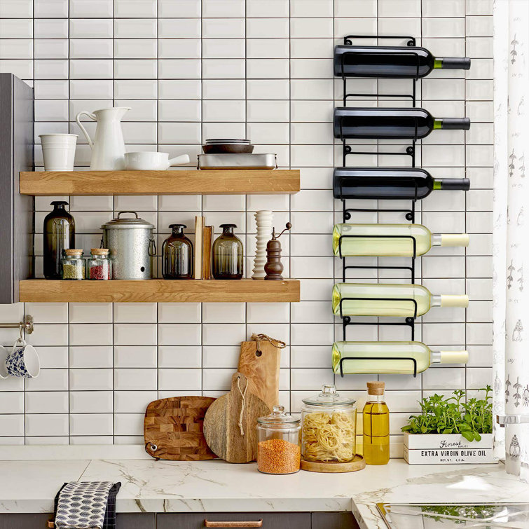 Matte Black Wall Mounted 6-Tier Iron Towel Rack