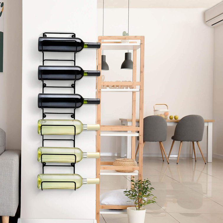 Matte Black Wall Mounted 6-Tier Iron Towel Rack
