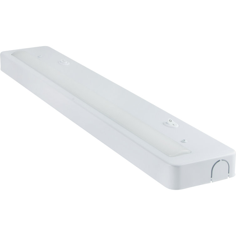 White 24'' LED Under Cabinet Light Bar with Bright White Light