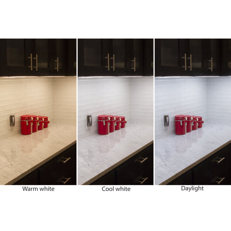White 24'' LED Under Cabinet Light Bar with Bright White Light