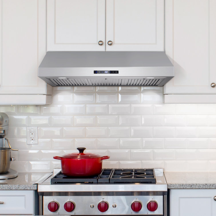 Cosmo 36" Stainless Steel Under Cabinet Range Hood with Touch Controls