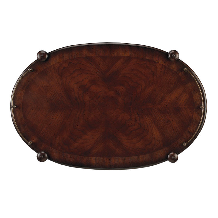 Cherry Wood Dual Level Tea Server with Storage