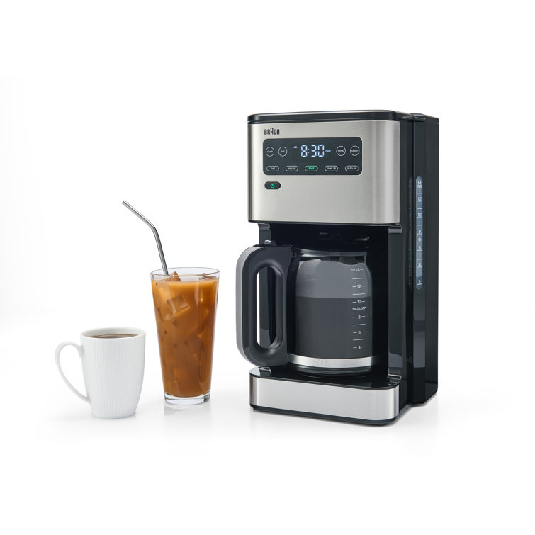 Braun 14-Cup Stainless Steel Programmable Coffee Maker