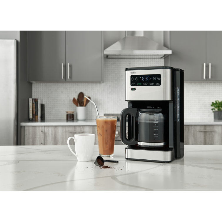 Braun 14-Cup Stainless Steel Programmable Coffee Maker