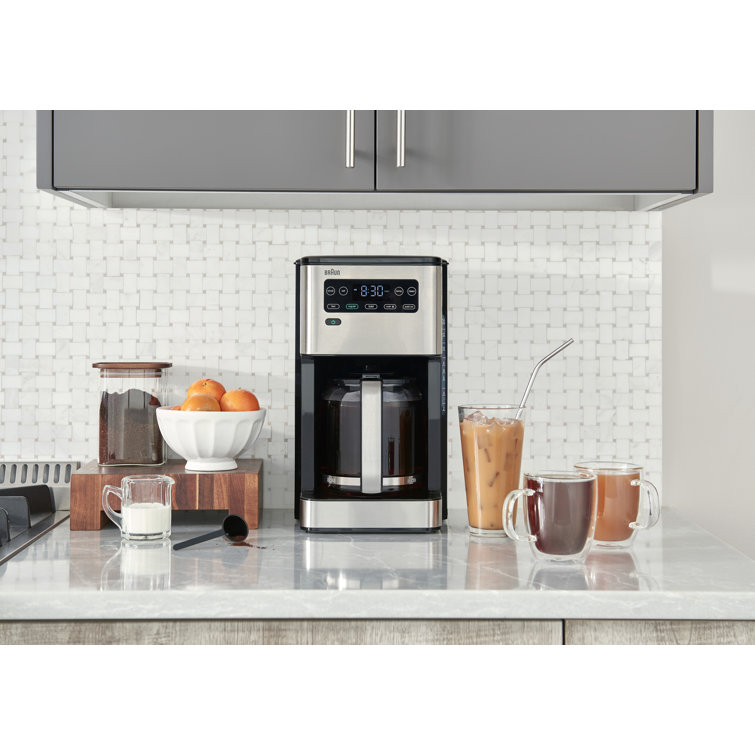 Braun 14-Cup Stainless Steel Programmable Coffee Maker