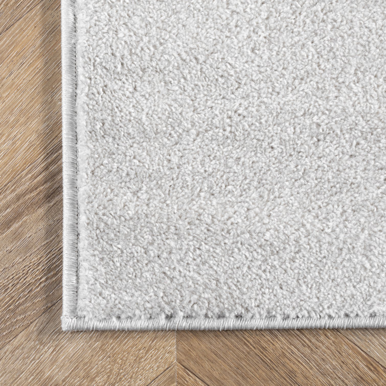 Modern Serpent Square Area Rug 6' Black and White
