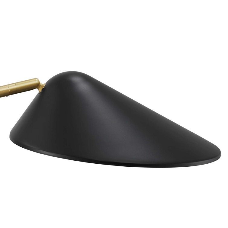 Journey Adjustable Black Standing Floor Lamp, 30"x59"