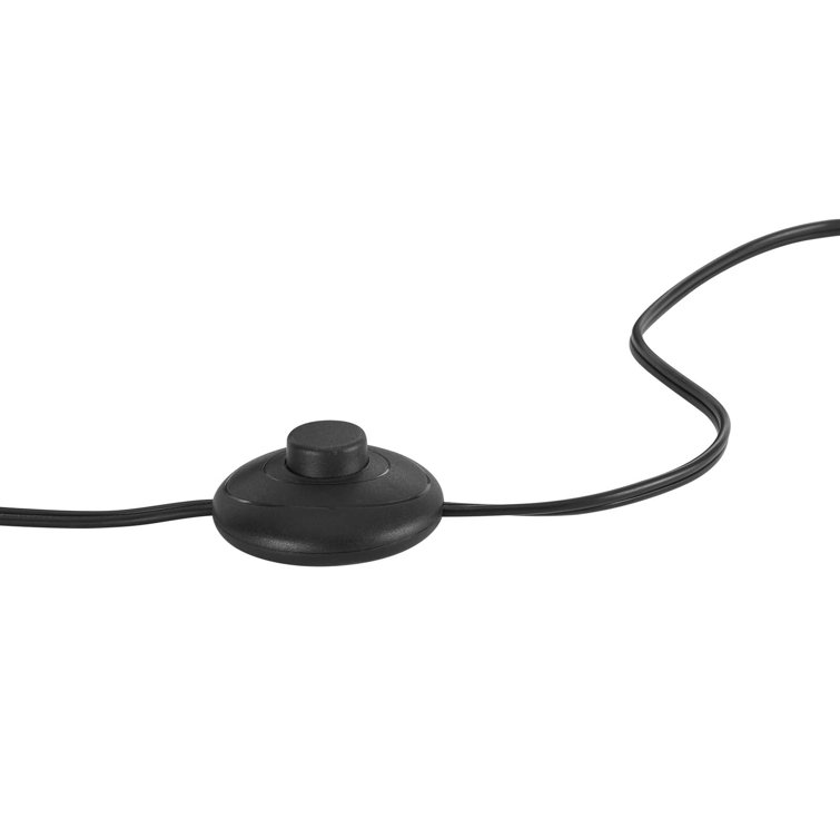 Journey Adjustable Black Standing Floor Lamp, 30"x59"