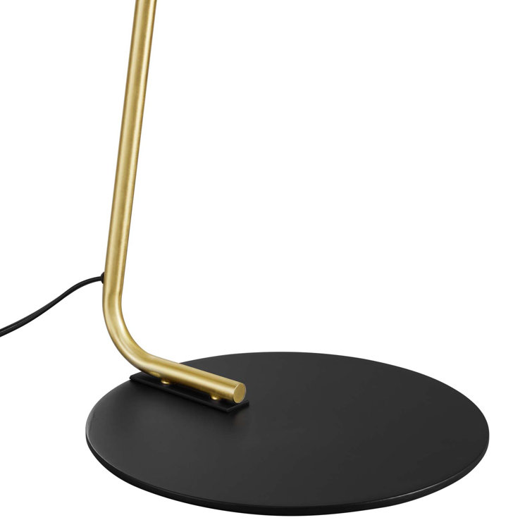 Journey Adjustable Black Standing Floor Lamp, 30"x59"
