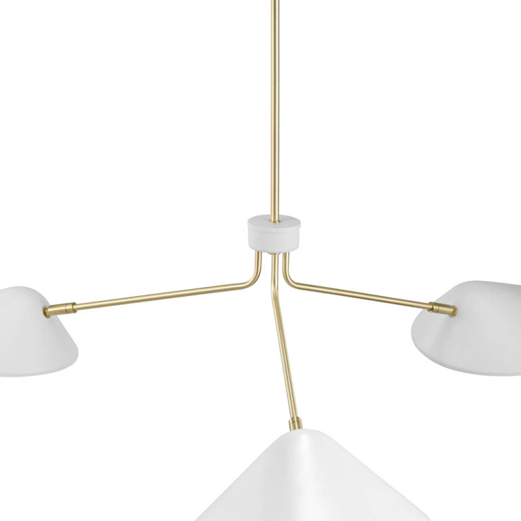 Journey 48" White LED Arm Pendant Light