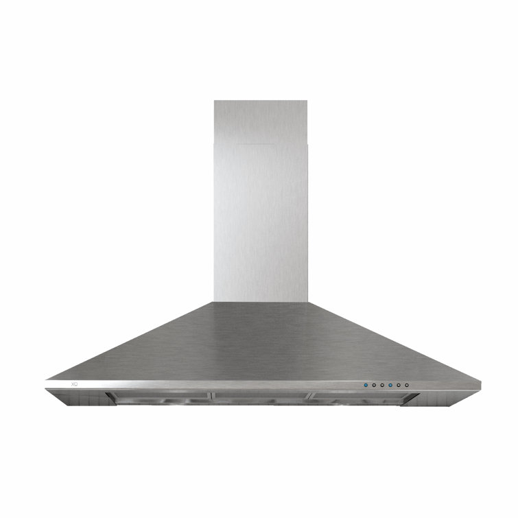 36" Stainless Steel Convertible Wall Mounted Range Hood with Charcoal Filter