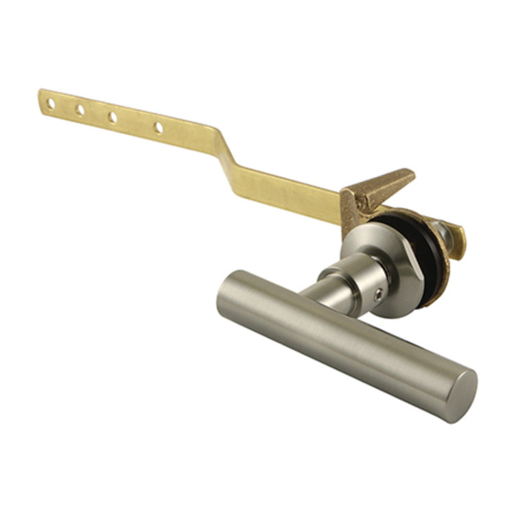 Manhattan Brushed Nickel Front Mount Toilet Tank Lever