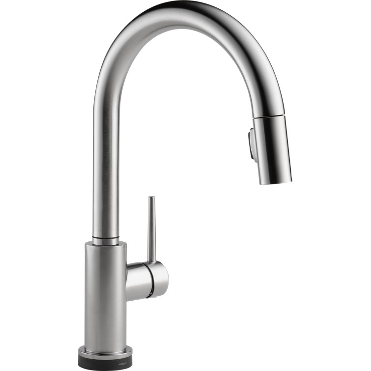 Stainless Steel Modern Pull-Down Kitchen Faucet with Spray