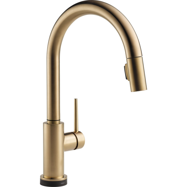 Modern Elegance Touch-Control Bronze Kitchen Sink Faucet with Pull-out Spray