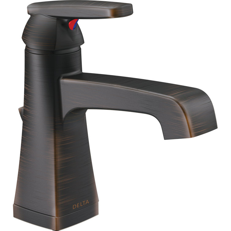 Eco-Friendly Venetian Bronze Single Hole Modern Bathroom Faucet