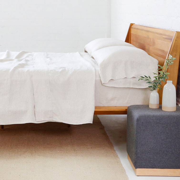 Twin Flax Organic Cotton Linen Sheet Set