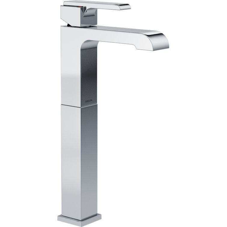 Sleek Contemporary Chrome Single Hole Vessel Faucet