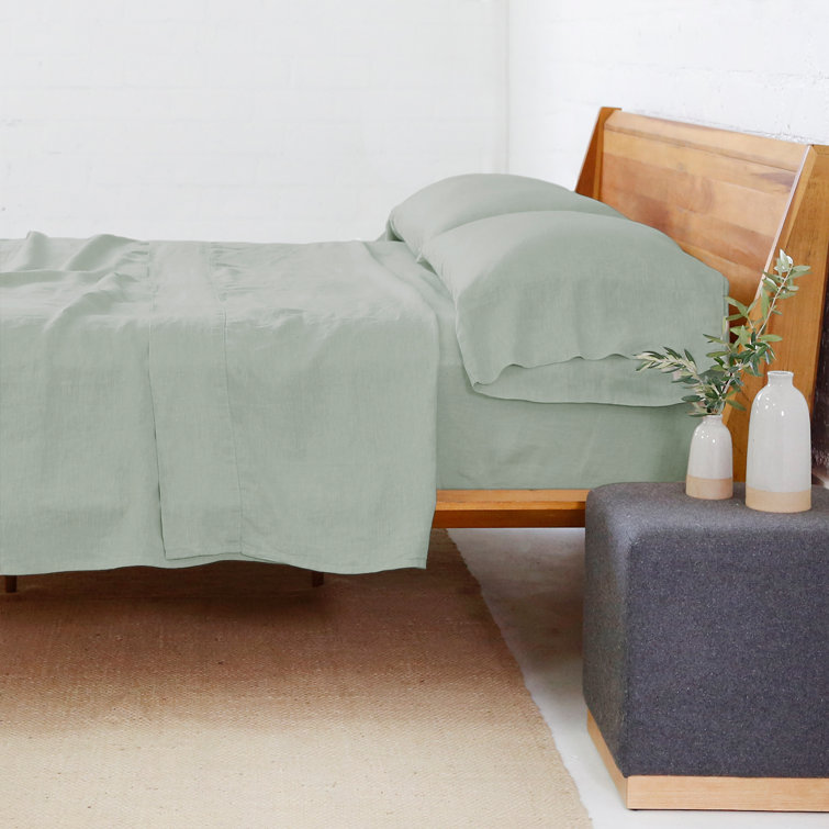 Twin Flax Organic Cotton Linen Sheet Set