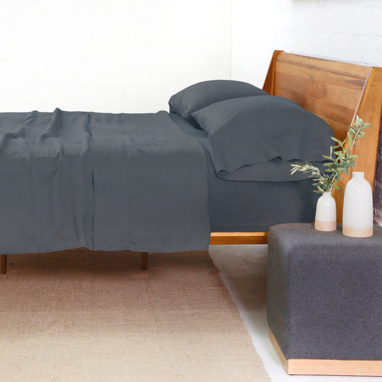 Twin Flax Organic Cotton Linen Sheet Set