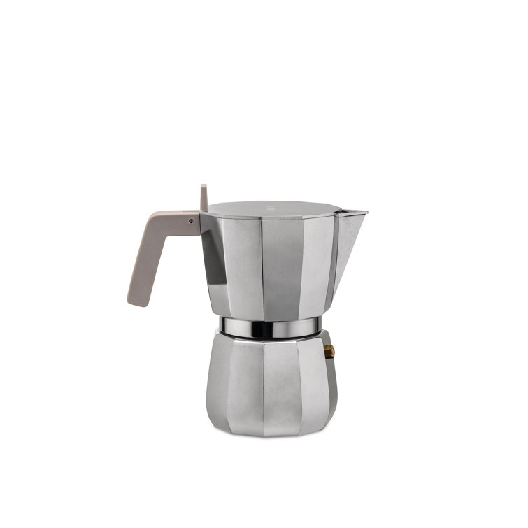 Stainless Steel 3-Cup Moka Espresso Coffee Maker