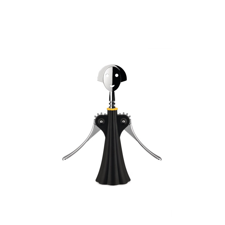 Anna G. Black Zinc Alloy and Resin Corkscrew