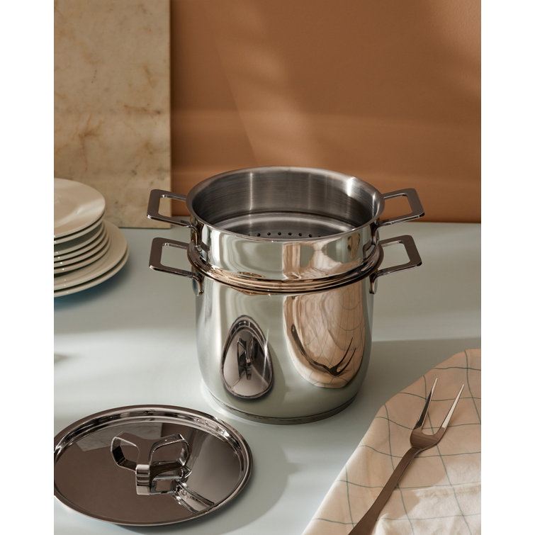 Radiant Mirror Polished 18/10 Stainless Steel 5-Quart Pasta Set